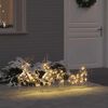 vidaXL LED Reindeers with 60 LEDs 3 pcs Warm White PET