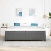 vidaXL Box Spring Bed Light Grey 200 x 200 cm Velvet