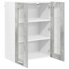 vidaXL Hanging Cabinet Concrete Grey 60 x 31 x 80 cm Engineered Wood