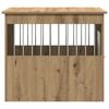 vidaXL Dog Crate Furniture Artisan Oak 55x75x65 cm Engineered Wood