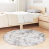 vidaXL Shaggy Rug High Pile NAVARRA Silver Grey 100x100 cm Polyester