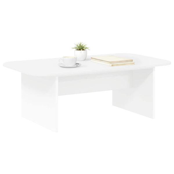 vidaXL Coffee Table White 93 x 53 x 33 cm Engineered Wood
