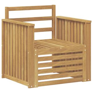vidaXL Outdoor Sofa Set Solid Acacia Wood White