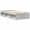 vidaXL Bed Frame without Mattress Concrete Grey 75x190 cm Small Single Small Single