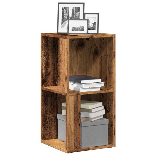 vidaXL Corner Cabinet Old Wood 33x33x67 cm Engineered Wood