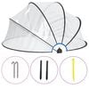 vidaXL Pool Dome Round 315x158 cm PVC