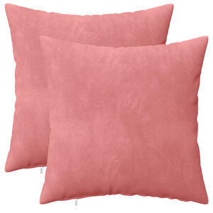 vidaXL Cushion with Pillow HEERLEN 2 pcs Pink Velvet