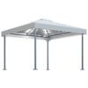 vidaXL Gazebo | Cream | Aluminium | 300x300 cm | Seats Many | Gazebo | Square