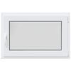 vidaXL Basement Window "RISOR" 90x70 cm Tilt&Turn DIN Right White