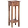 vidaXL Plant Stand | Warm brown | Solid mahogany wood | 30x30x75 cm