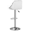 vidaXL Bar Stools 2 pcs Black and White Faux Leather