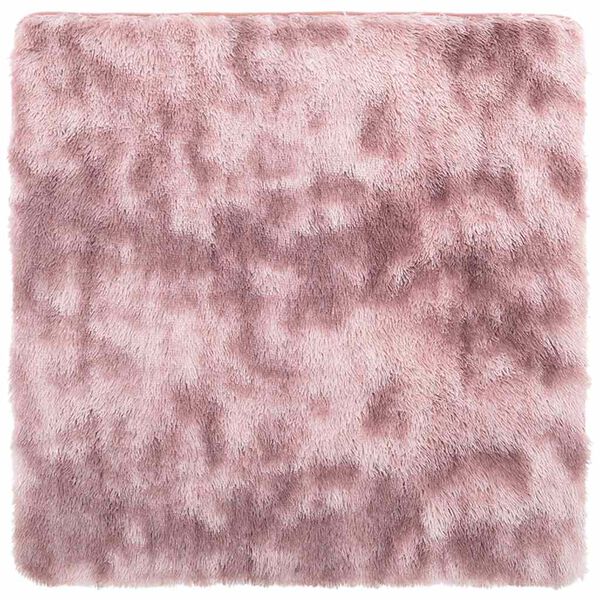 vidaXL Shaggy Rug High Pile NAVARRA Dusty Pink 120x120 cm Polyester