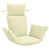 vidaXL Adirondack Cushion PUTTEN 100% Polyester Cream 60 x 145 x 10 cm