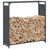 vidaXL Firewood Rack Anthracite 90x28x90 cm Cold-rolled steel