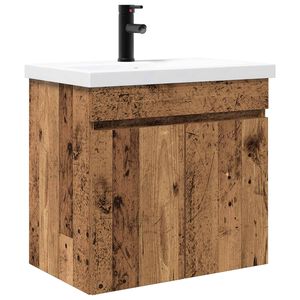 vidaXL Bathroom Vanity Unit with Tap Old Wood 61 x 40 x 74.5 cm