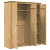 vidaXL Wardrobe BODO Honey Brown 146 x 53.5 x 173 cm Engineered Wood