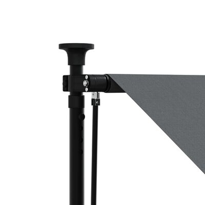 vidaXL Retractable Awning Anthracite 400x150 cm Fabric and Steel