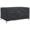 vidaXL Furniture Cover Plain Black 170 x 100 x 70 cm 600D