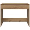 vidaXL Desk with Drawer Artisan Oak 100 x 50 x 78 cm Engineered Wood
