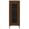 vidaXL Highboard Brown Oak 34.5x34x180 cm Engineered Wood