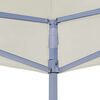 vidaXL Party Tent Roof 2x2 m Cream 270 g/m&sup2;