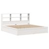 vidaXL Bed Frame without Mattress White 200x200 cm Solid Wood Pine