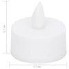 vidaXL Flameless Electric Tea Lights LED Candles 100 pcs Warm White