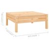 vidaXL 9 Piece Garden Lounge Set Solid Wood Pine