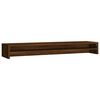 vidaXL Monitor Stand Brown Oak 100x24x13 cm Engineered Wood