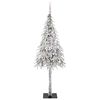 vidaXL Christmas Tree with 150 LEDs White 150 cm PE and Steel