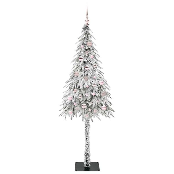 vidaXL Christmas Tree with 150 LEDs White 150 cm PE and Steel