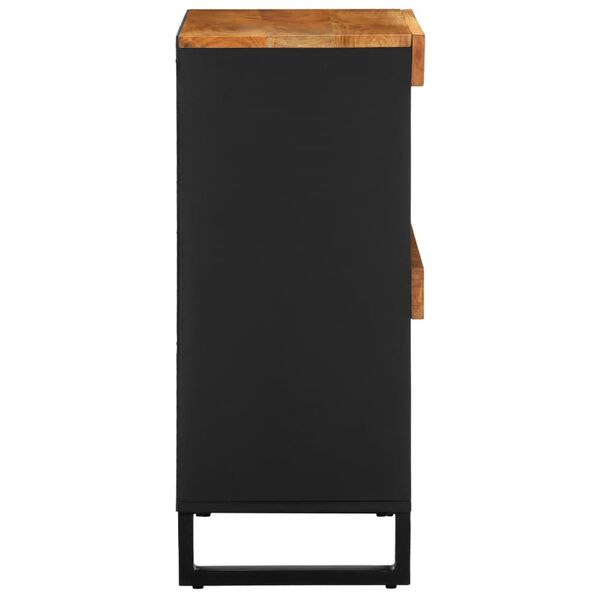 vidaXL Side Cabinet 60x33x75 cm Solid Wood Acacia