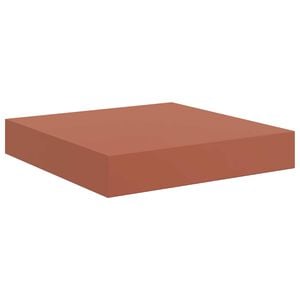 vidaXL Wall Shelf Wall-Mounted Red 23 x 23.5 x 3.8 cm Engineered Wood