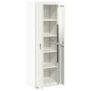vidaXL Storage Cabinet 2 pcs White 60 x 40 x180 cm Cold-Rolled Steel