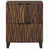 vidaXL Media Storage Cabinets & Racks Brown 60 x 33.5 x 75 cm