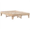 vidaXL Bed Frame without Mattress 150x200 cm King Size Solid Wood Pine