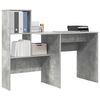 vidaXL Desk Concrete Grey 131.5 x 50 x 106.5 cm Engineered Wood
