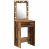 vidaXL Dressing Table Old Wood 50 x 41 x 135 cm Engineered Wood