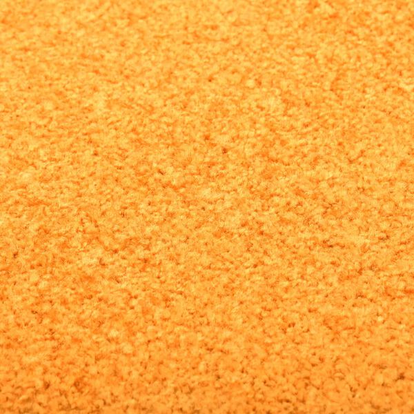 vidaXL Doormat Washable Orange 90x120 cm