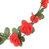 vidaXL Flower Garlands 6 pcs Spring Red 250 cm