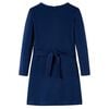 Kids' Dress with Long Sleeves Navy 128
