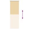 vidaXL Roller Blind Blackout Beige 60x150 cm Fabric Width 55.7 cm Polyester