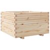 vidaXL Garden Planter 80x80x49.5 cm Solid Wood Pine