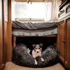 DISTRICT70 Pet Bed FUZZ Dark Grey L