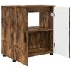 vidaXL Bathroom Cabinet with Storage Smoked Oak 61 x 35 x 64 cm