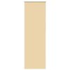 vidaXL Roller Blind Blackout Beige 80x230 cm Fabric Width 75.7 cm Polyester