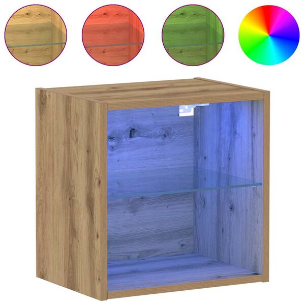 vidaXL Floating Shelf Brown 40 x 28.5 x 40 cm Engineered Wood