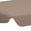 vidaXL Replacement Canopy for Garden Swing Taupe 188/168x145/110 cm