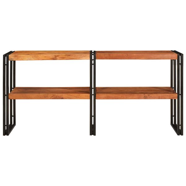 vidaXL Console Table Brown 160 x 33 x 75 cm Solid acacia wood