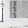 vidaXL Hanging Cabinet Grey Sonoma 20 x 29.5 x 80 cm Engineered Wood